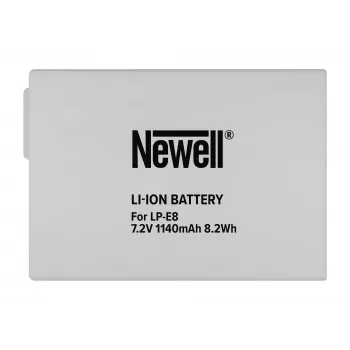 Newell vara-akku Canon LP-E8 (1120mAh, 7,4V, Li-Ion)