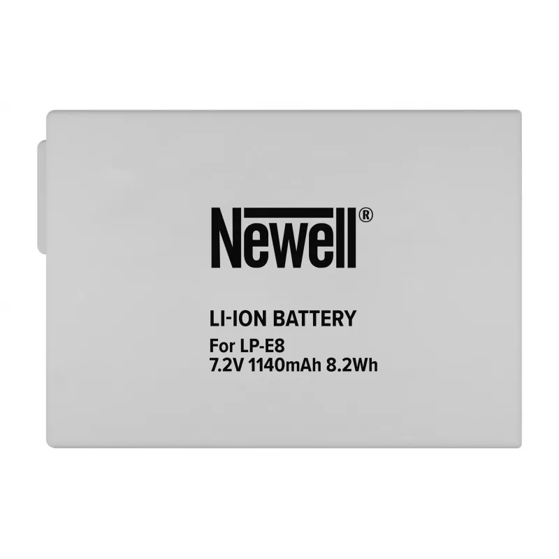 Newell vara-akku Canon LP-E8 (1120mAh, 7,4V, Li-Ion)