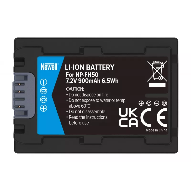 Newell vara-akku Sony NP-FH50 (1000mAh, 7,2V, Li-Ion)