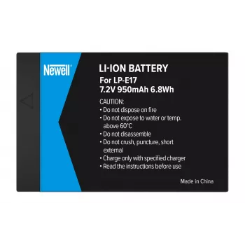 Newell vara-akku Canon LP-E17, 1040mAh, 7,2V Li-Ion