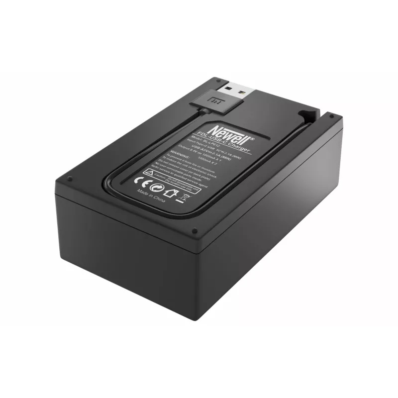 Newell Dual-Channel FDL-USB-C -laturi Canon LP-E12 -akuille