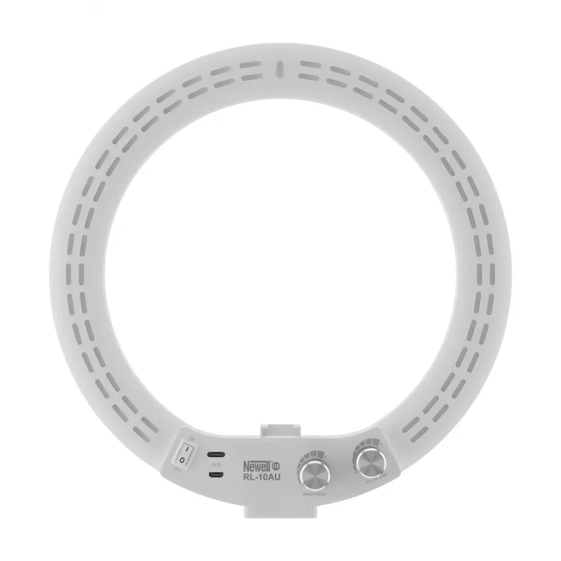 Newell LED-rengasvalo RL-10A Arctic White + jalusta