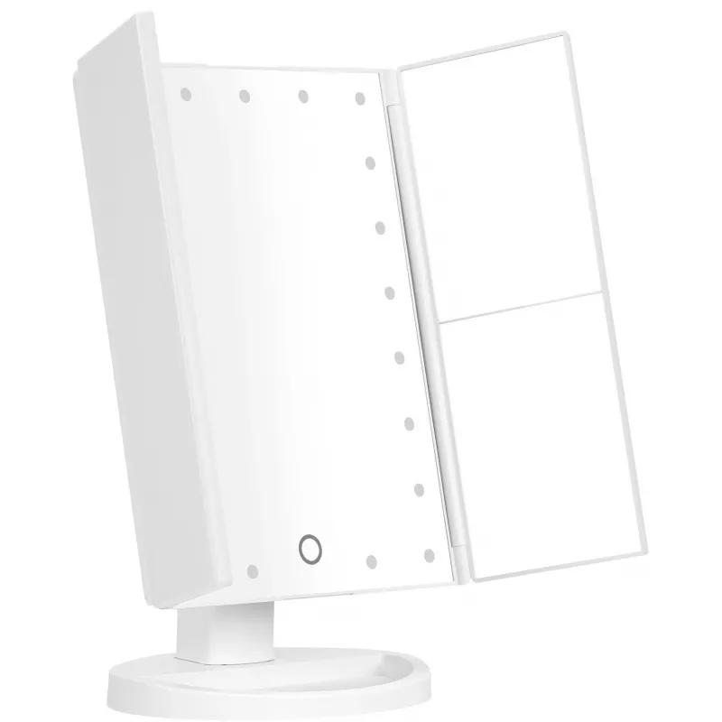Humanas HS-ML04 LED-meikkipeli valaistuksella - valkoinen