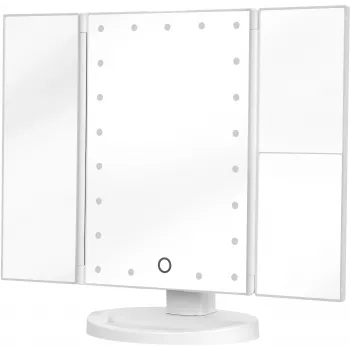 Humanas HS-ML04 LED-meikkipeli valaistuksella - valkoinen