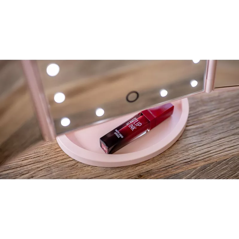 Humanas HS-ML04 LED-meikkipeli valaistuksella - pinkki