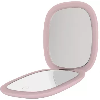 Humanas HS-PM01 kosmetiikkapeili LED-valaistuksella - pinkki