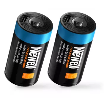 Newell C/R14 USB-C akku 4000 mAh 2 kpl:n pakkaus blister
