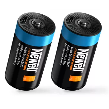 Newell D/R20 USB-C akku 4000 mAh 2 kpl:n pakkaus blister