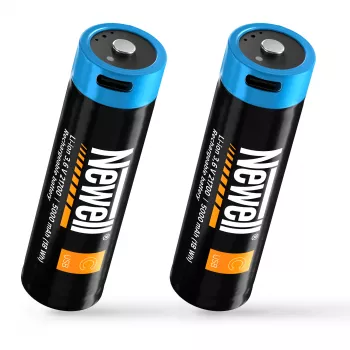 Newell 21700 USB-C 5000 mAh Li-Ion akku ladattava (2 kpl:n pakkaus, blister)