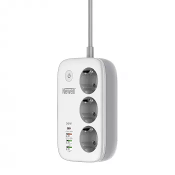 Newell Power Office WiFi PD 30W jatkojohto pistorasioilla