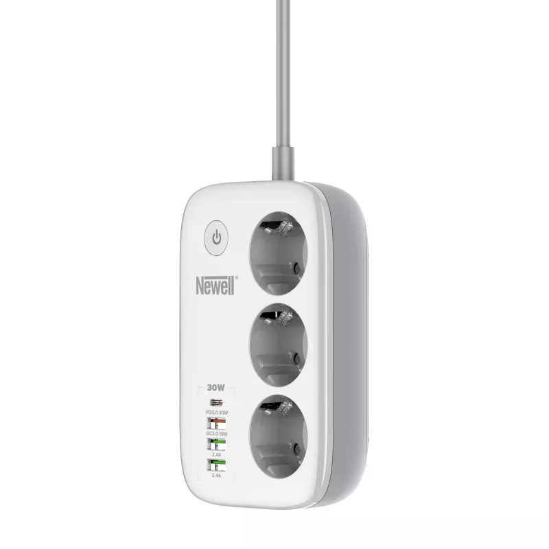 Newell Power Office WiFi PD 30W jatkojohto pistorasioilla