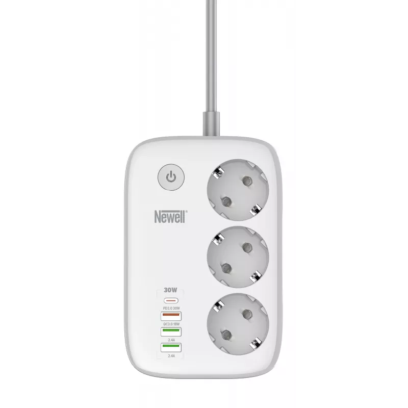 Newell Power Office WiFi PD 30W jatkojohto pistorasioilla