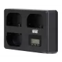 Newell TT-USB-C kolmikanavainen laturi Canon LP-E6 akuille