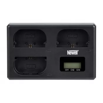 Newell TT-USB-C kolmikanavainen laturi Canon LP-E6 akuille