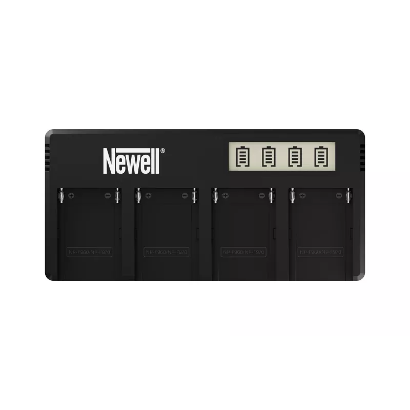 Newell DF-4CH nelikanavalaturi Sony NP-F -sarjalle