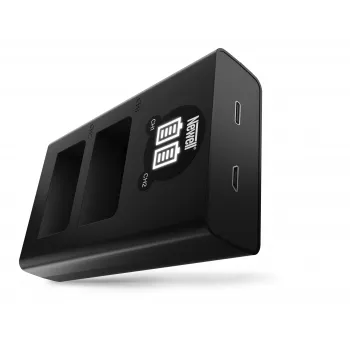 Newell DL-USB-C kaksikanava-akkulaturi Nikon EN-EL25 -akuille