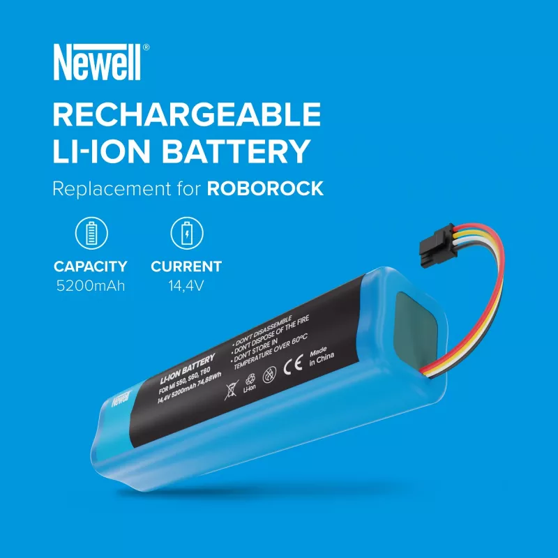 Newell vara-akku MIS56T6VX Xiaomi Roborock -laitteeseen