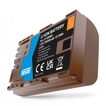 Newell vara-akku LP-E6NH USB-C Canoniin
