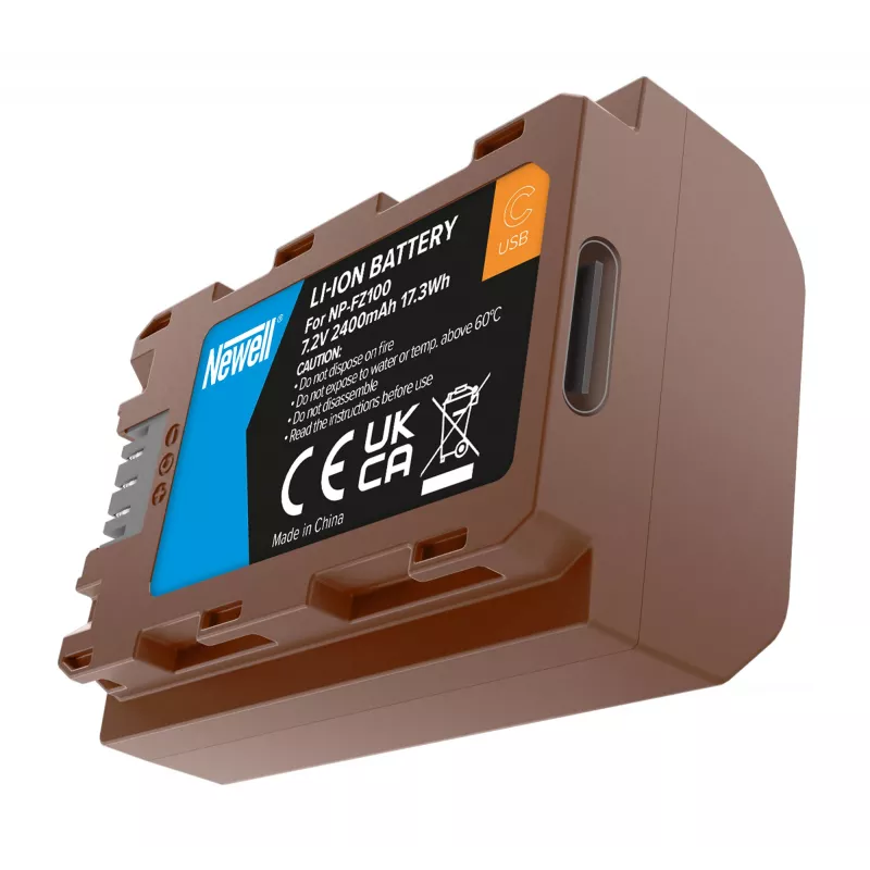 Newell vara-akku NP-FZ100 USB-C Sonyyn