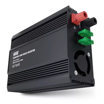 Newell tehonmuunnin muunnetulla siniaallolla - 12 V / 230 V, 500 W