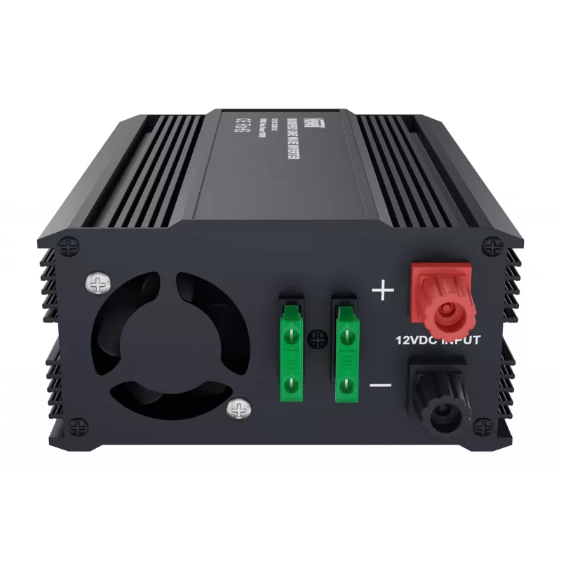 Newell tehonmuunnin muunnetulla siniaallolla - 12 V / 230 V, 500 W