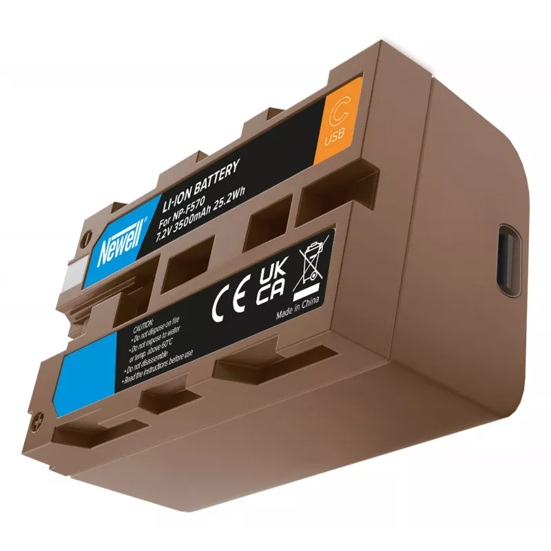 Newell vara-akku NP-F570 USB-C Sonyyn