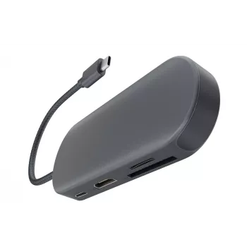 HUB NEWELL 7 in 1 USB-C-keskitin - grafiitti