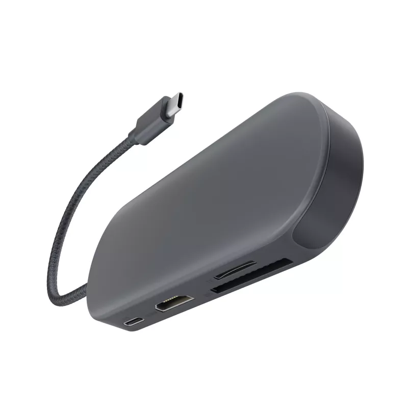 HUB NEWELL 7 in 1 USB-C-keskitin - grafiitti