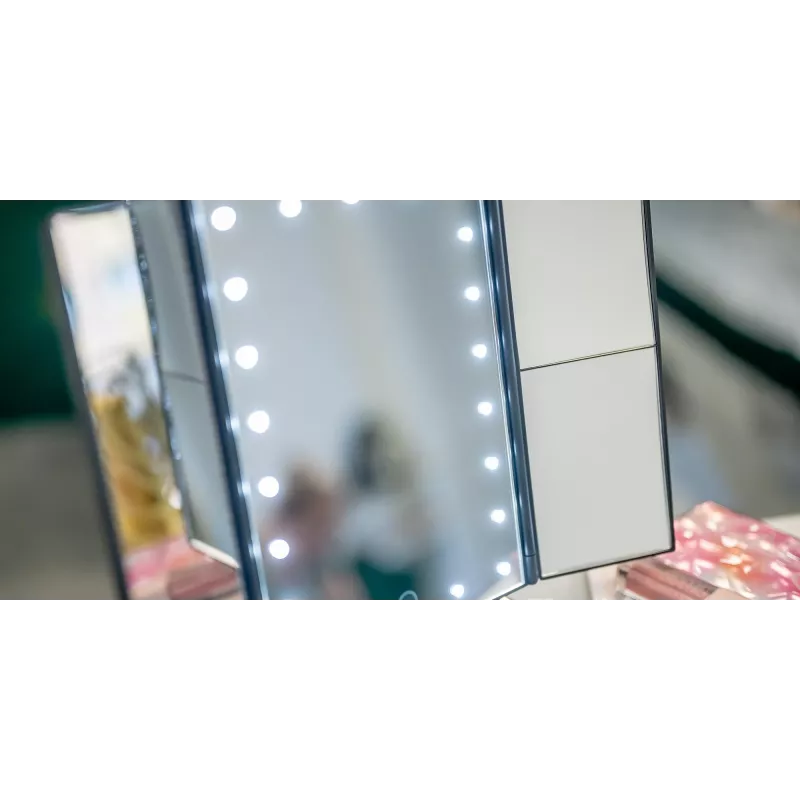 Humanas HS-ML04 LED-meikkipeili, musta
