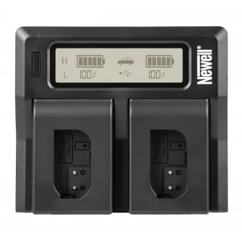 Newell DC-LCD kaksikanavalaturi Panasonic DMW-BLK22 -akuille