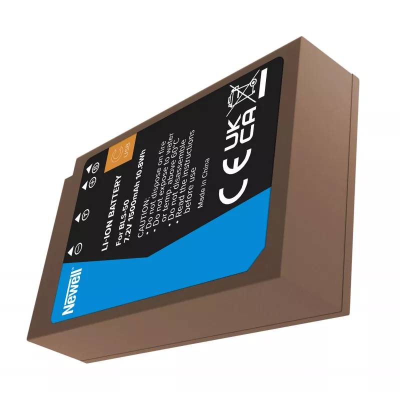 Newell BLS-50 -varastoakku USB-C:llä Olympusille