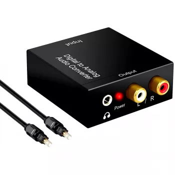 MOZOS DAC 24BIT/192KHZ optisella kaapelilla