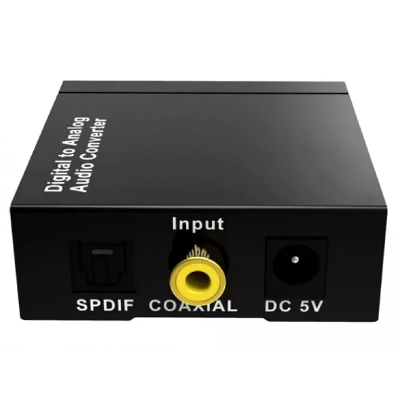 MOZOS DAC 24BIT/192KHZ optisella kaapelilla