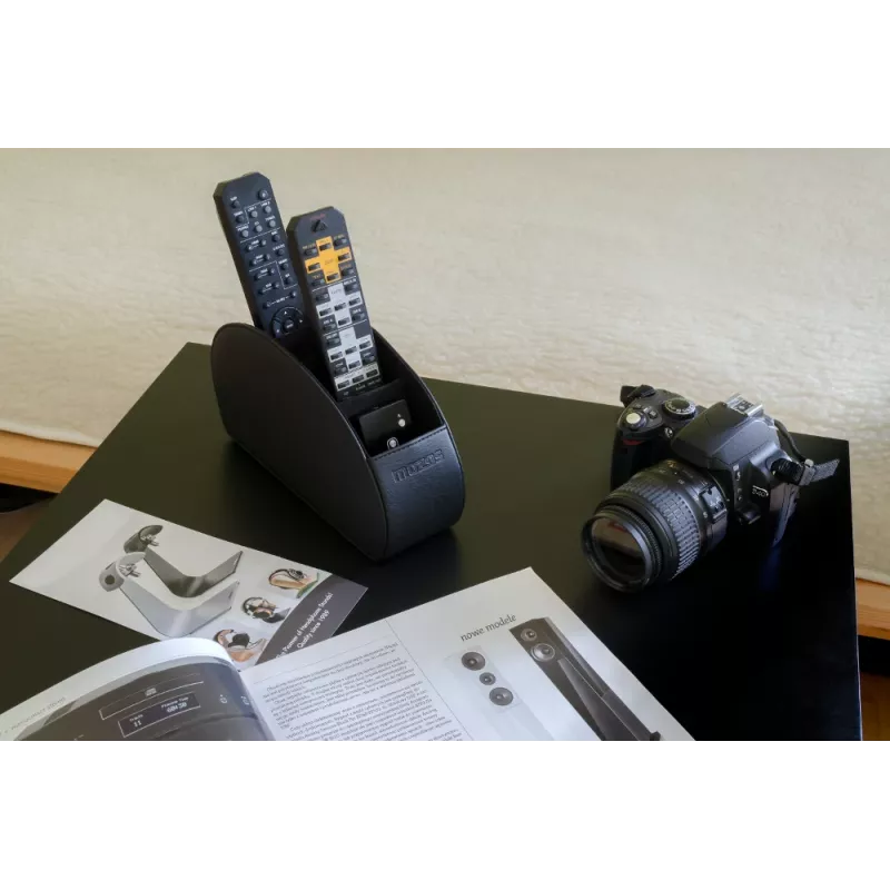 Nahkainen kaukosäädinjärjestelijä MOZOS RCH-1 musta