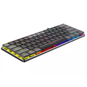 Tracer GameZone Keylo 61 johdollinen mekaaninen pelinäppäimistö, 60 % asettelu, Outemu Red -kytkimet, RGB-taustavalo, grafiitti