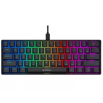 Tracer GameZone Claws 61 johdollinen mekaaninen pelinäppäimistö, 60 % asettelu, Outemu Blue -kytkimet, RGB-taustavalo, musta