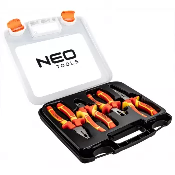 NEO TOOLS 1000V eristetty pihtisarja, 4 osaa