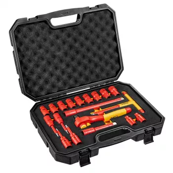 NEO TOOLS 1000V eristetty hylsyavainsarja, 19 osaa, 1/2