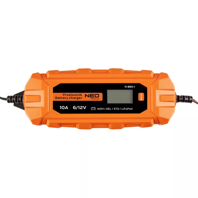 NEO TOOLS automaattilaturi 10A/160W, 3-200Ah, lyijyakuille / AGM / GEL