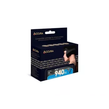 Accura Ink HP No. 940XL (C4906AE) yhteensopiva musta mustesuutinpatruuna