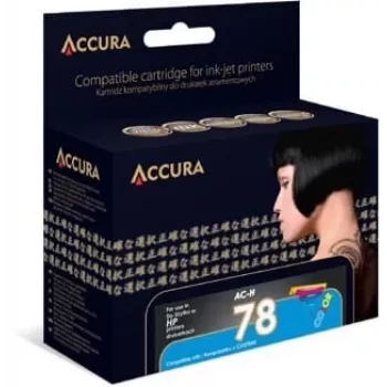 ACCURA yhteensopiva mustesuutinpatruuna HP Nr. 78 (C6578AE) kolmivärinen