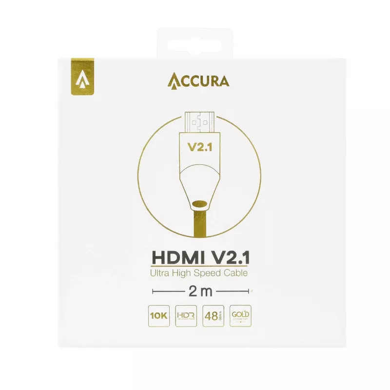 Accura Premium HDMI 2.1 -kaapeli 2,0 m - 8K 48Gbps