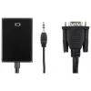 Accura VGA + minijack - HDMI 0,2 m video- ja audiomuunnin