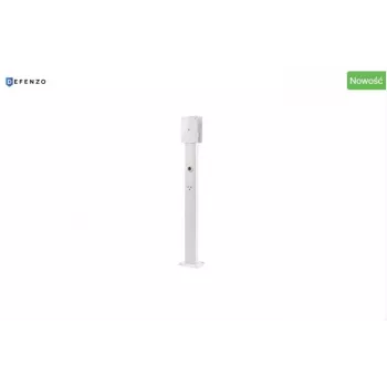 DEFENZO Dual Mounting Pole - musta, pöytäkiinnike ja läpivientikiinnike, 2 näyttöä 27