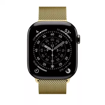 Crong Milano Steel - ruostumaton teräsranneke Apple Watch 42/44/45/49 mm (kulta)