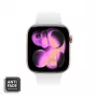 Crong Liquid Silicone ranneke Apple Watch 38/40/41/42 mm (valkoinen)