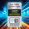 Wozinsky HDMI 2.1 -kaapeli 8K 60Hz 48Gbps / 4K 120Hz / 2K 144Hz 3m hopea (WHDMI-30)