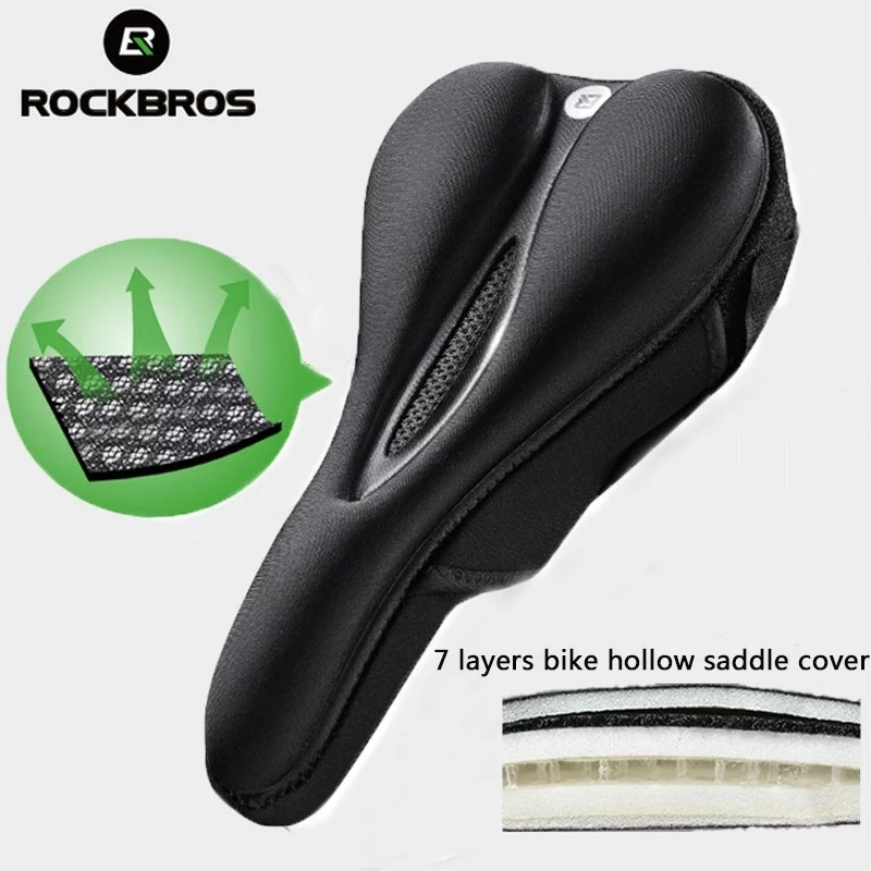 ROCKBROS pyörän satulanpäällinen geeli LF047-S silikoni koko M musta