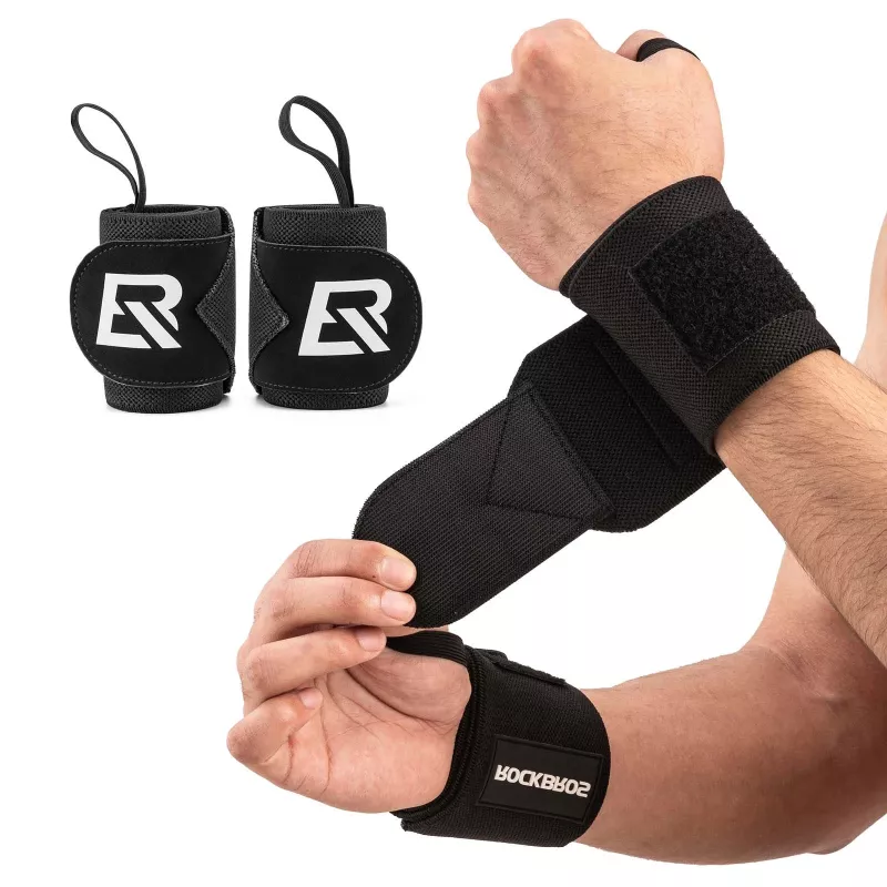 ROCKBROS urheilu-hikinauha 0431001 musta (2 kpl:n pakkaus)