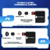ROCKBROS mini-sähköpumppu 42320008001 Schrader/Presta-venttiileille 100 PSI - musta